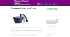 Desktop Screenshot of microwavesteamerrecipes.com